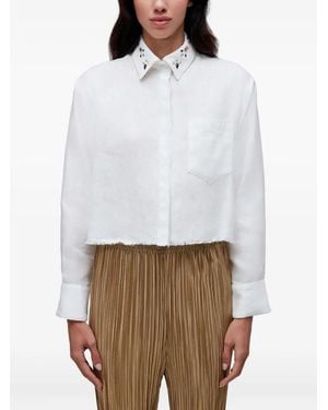 Osklen Embellished-Collar Shirt - White
