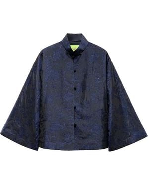 Shanghai Tang Sequin Embroidered Jacket - Blue