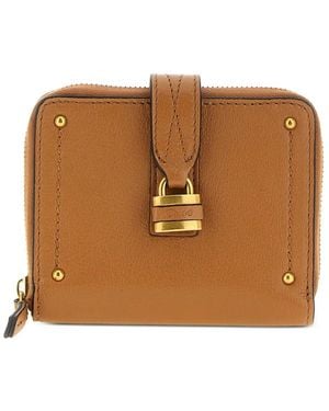 Chloé Paddington Leather Wallet - Brown