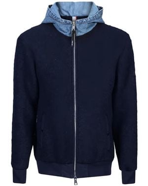 Pmds Hooded Zip Jacket - Blue