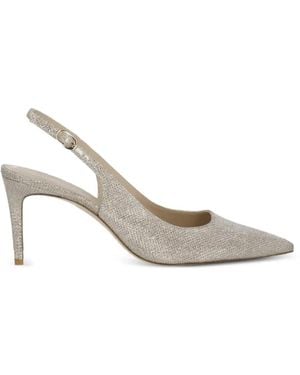 Stuart Weitzman Spitze Slingback-Pumps - Weiß