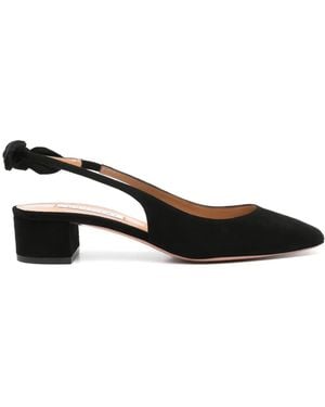 Aquazzura Very Bow Tie 35mm パンプス - ブラック
