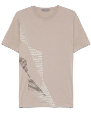 Corneliani Printed T-Shirt - White