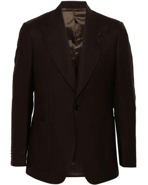Lardini シングルジャケット - ブラック