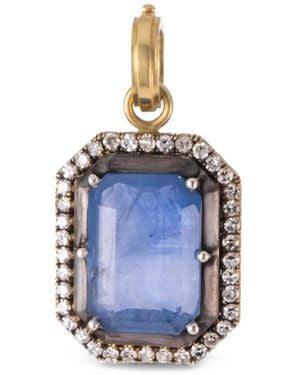 Sylva & Cie Sapphire And Diamond Pendant - Blue