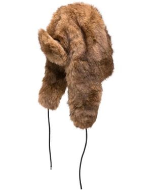 Betta Corradi Faux-Fur Trapper Hat - Natural
