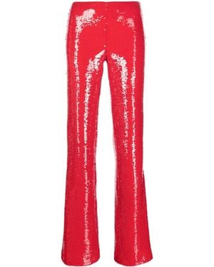 Nue Jade Sequined Pants - Red