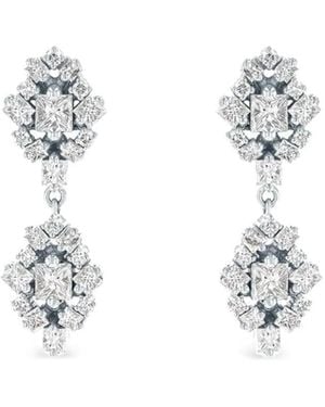 Suzanne Kalan La Fantaisie Hängeohrringe Mit Diamanten - Weiß
