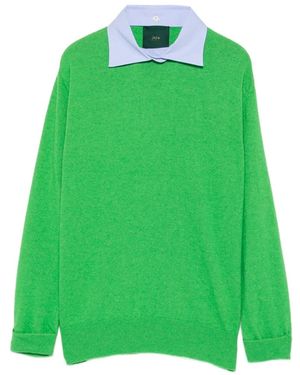 Jejia Pull Nina À Col Superposé - Vert