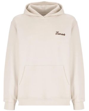Laneus ロゴ パーカー - ナチュラル