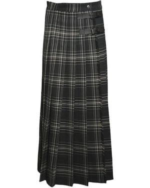 Weekend by Maxmara Jupe Plissée Batavia En Laine - Black