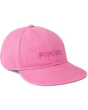 Pinko Logo-Detail Baseball Cap - Pink