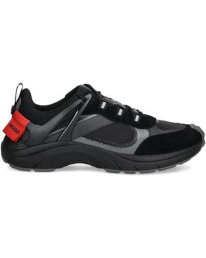 HUGO Sneakers Con Inserti - Nero