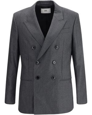Ami Paris Wool Blazer - ブラック