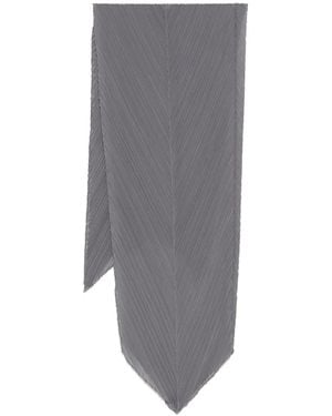 Pleats Please Issey Miyake Fular plisado - Gris