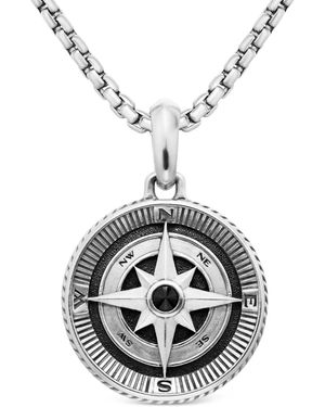 David Yurman Maritime Compass Amulett Aus Sterlingsilber 26,8Mm - Mettallic