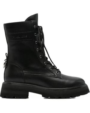 Michael Kors Caleb Combat Boots - Black