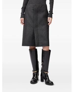 Tod's Falda Con Dos Bolsillos - Negro