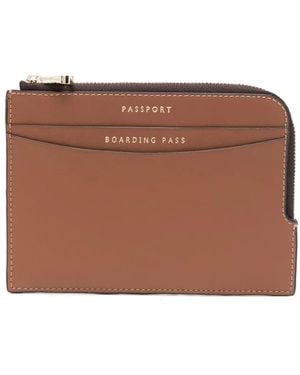 Aspinal of London Leather Wallet - Brown