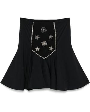 Chopova Lowena Jupe De Tailleur Lycra - Noir