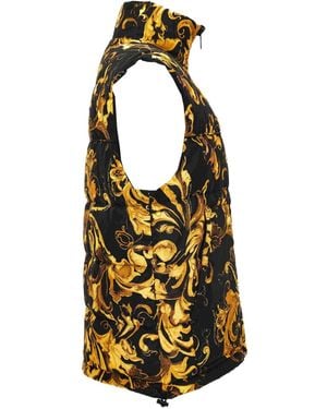 Versace Jeans Couture バロッコプリント パデッドベスト - メタリック