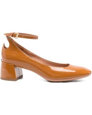 A.Bocca Back To Love Ankle-Strap Pumps - Brown