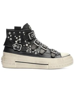 Ash High-Top-Sneakers - Weiß
