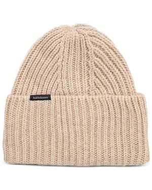 Peak Performance Ribbed-Knit Beanie Hat - Natural