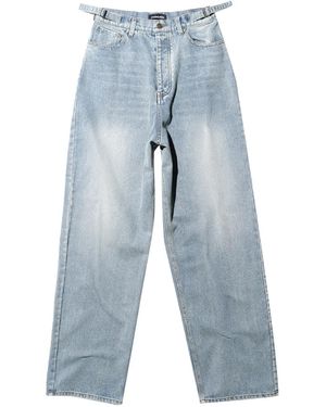 Mainless Vaqueros Anchos - Azul