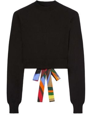 PUCCI X Camille Miceli Trui Met Iride-Print En Lange Mouwen - Zwart