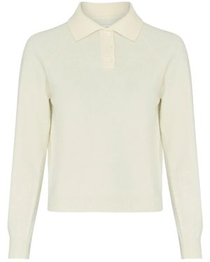Maison Margiela ウール ポロシャツ - ホワイト