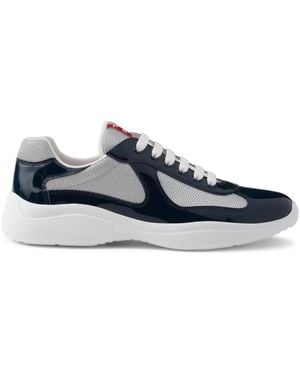 Prada アメリカズカップ パネル チャンキースニーカー - ブルー