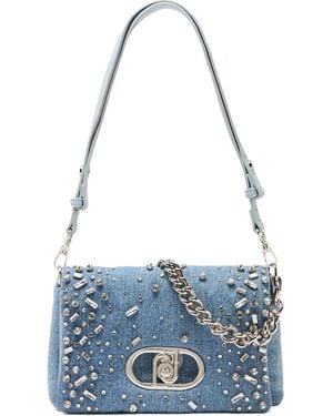 Liu Jo Medium Lapuffy Shoulder Bag - Blue