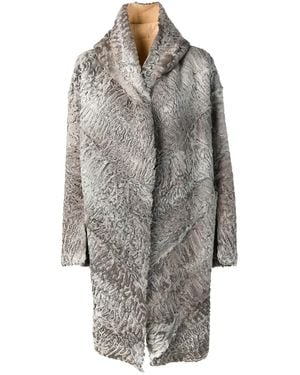 Liska Chiron Shearling Coat - Grey