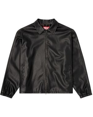 DIESEL Zip-front Panelled Jacket - ブラック