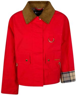 Barbour Mackworth D-Ring Jacket - Red