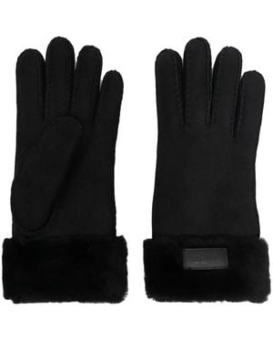 UGG Logo-Patch Gloves - Black
