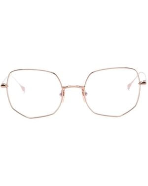 Dita Eyewear Marea Geometric-Frame Glasses - Natural