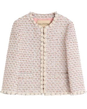Valentino Garavani Tweed-Sakko - Pink