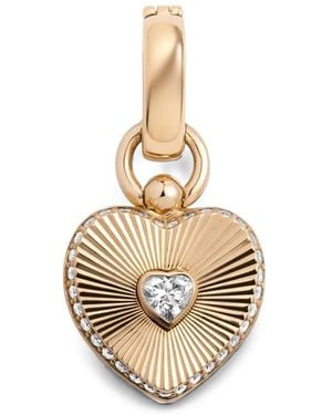 MINED+FOUND Sweet Life Diamond Locket Pendant - Metallic
