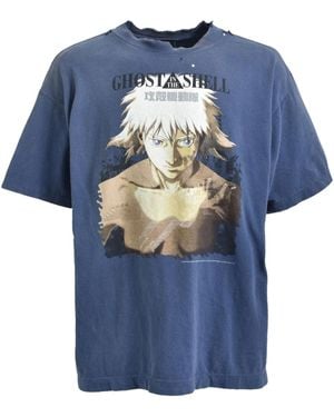 SAINT Mxxxxxx Cotton T-Shirt - Blue