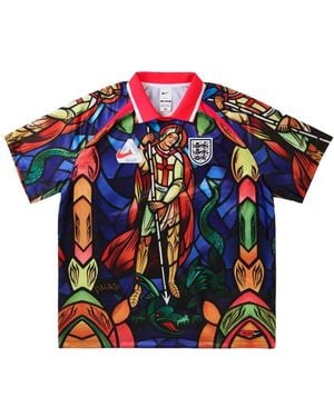 Nike X Palace England Graphic-Print Football Jersey - Blue