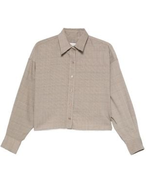 Frankie Shop Arlen Boxy Shirt - Natural