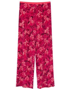 Siyu Lassus Floral-Print Trousers - Pink
