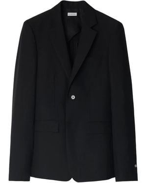Burberry シングルジャケット - ブラック