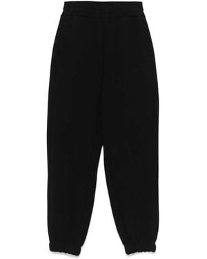 Calvin Klein Cotton Tapered Trousers - Black