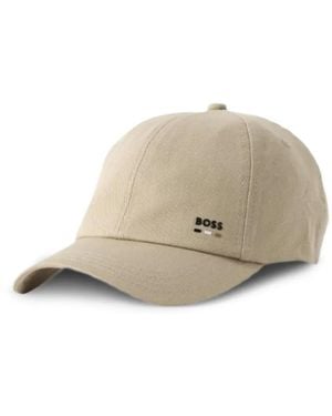 BOSS Cappello Con Logo - Bianco