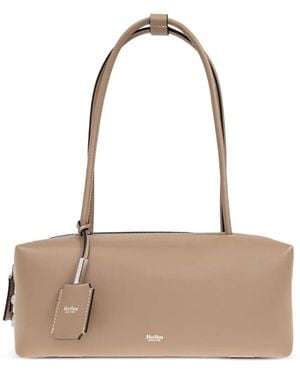 Max Mara Holdallstring Shoulder Bag - Natural