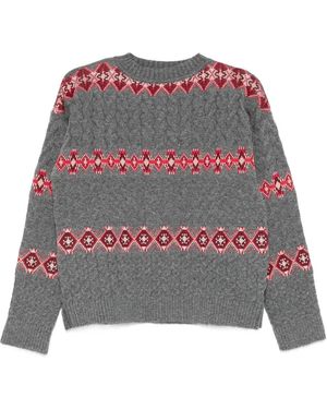 Cecilia Prado Jersey con motivo Carolina - Gris