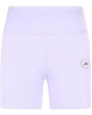 adidas By Stella McCartney Logo Shorts - Purple